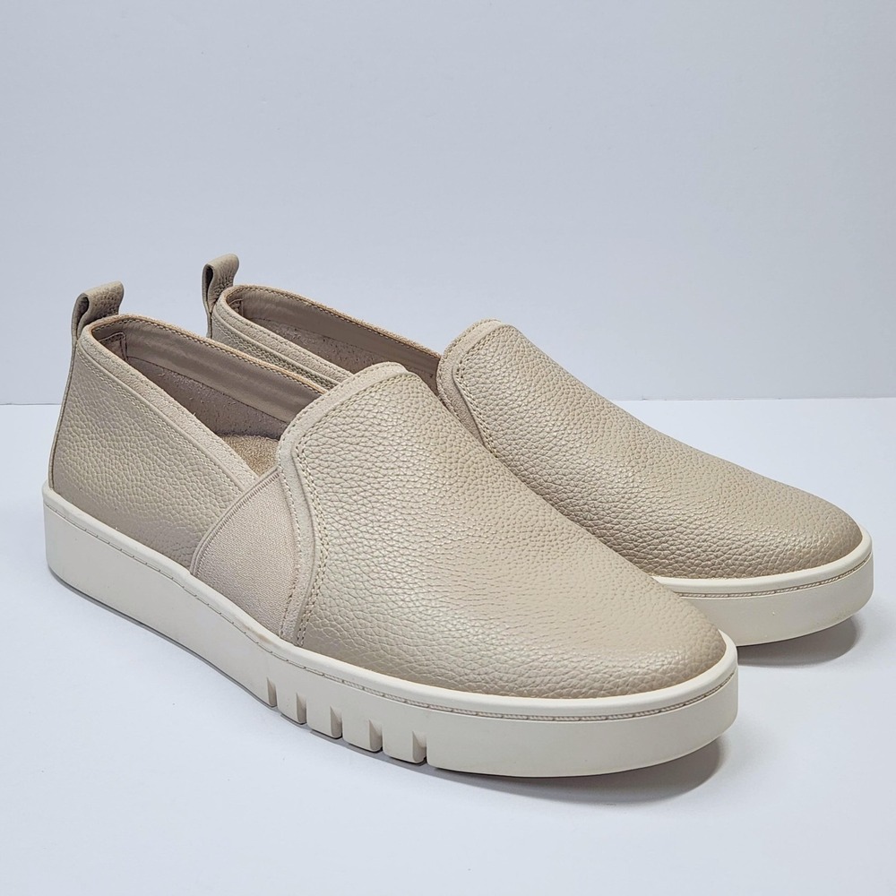 Vionic Slip-On Moccasin Sneakers in Beige